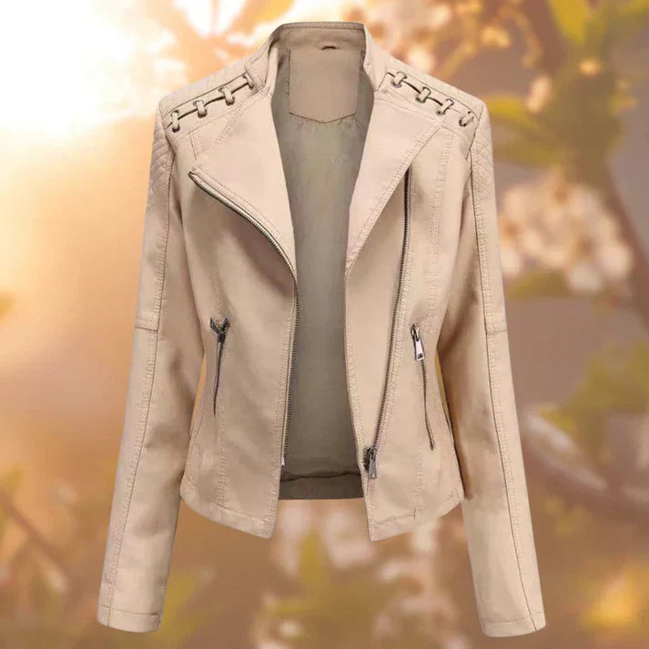 Chaqueta de cuero - para mujer