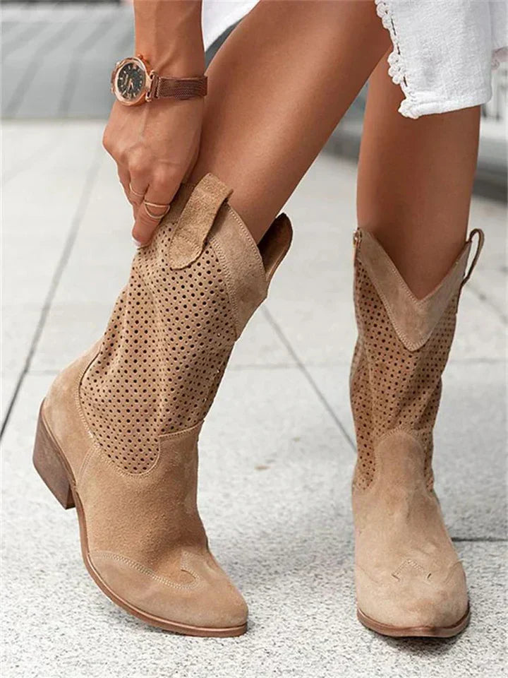 Botas camperas blancas - Jessica