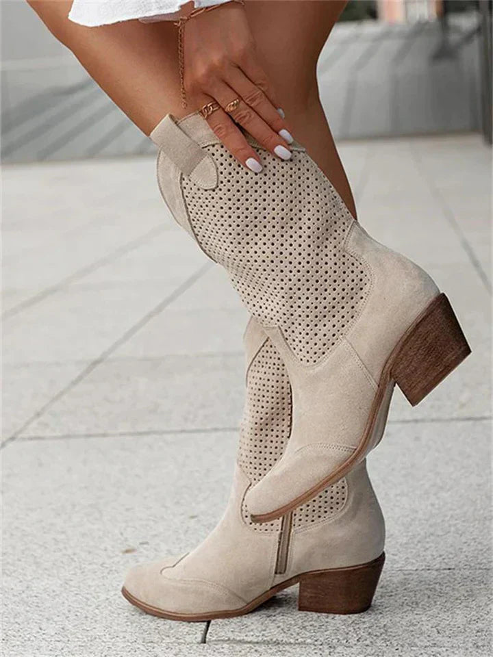 Botas camperas blancas - Jessica