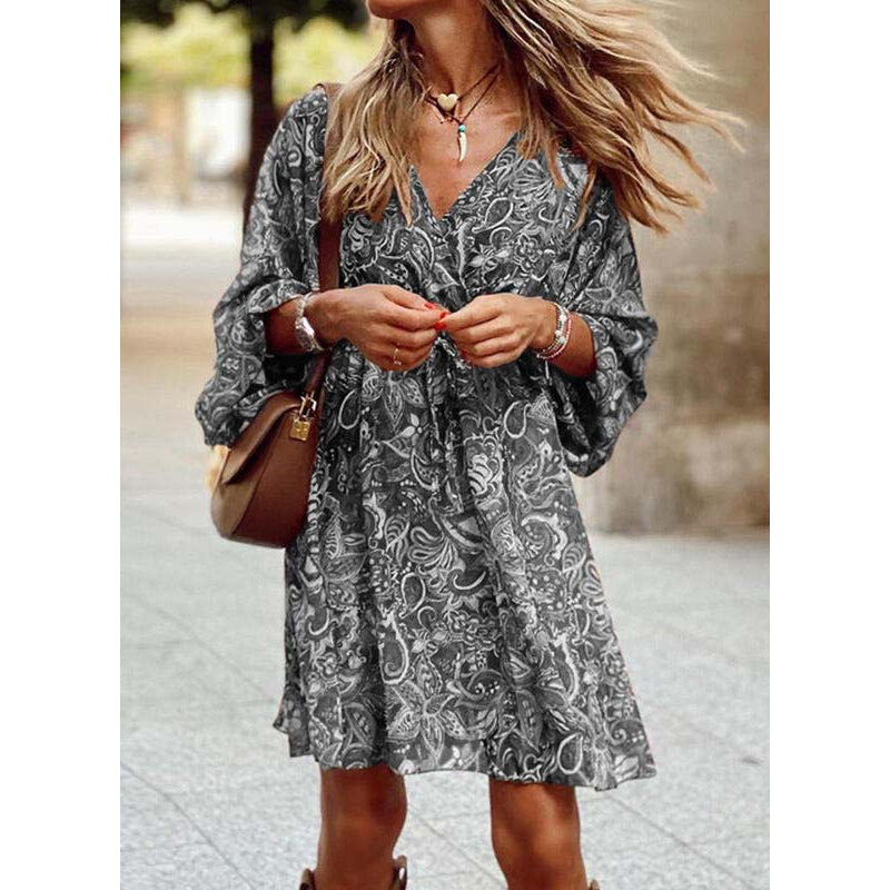 Vestido boho brisa de verano para mujer