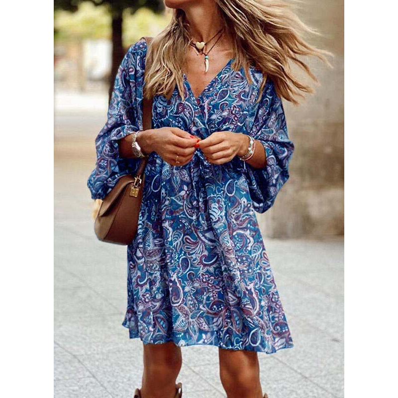 Vestido boho brisa de verano para mujer