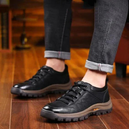 Zapatos ortopédicos de piel para hombre