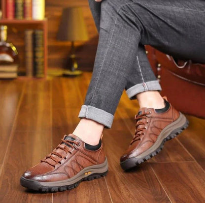 Zapatos ortopédicos de piel para hombre