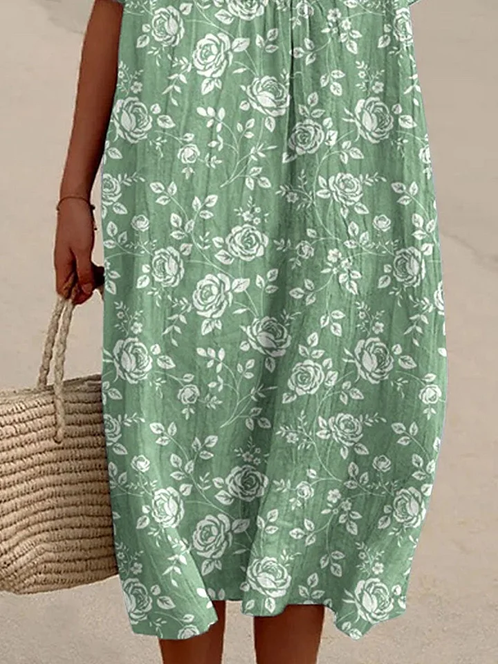 Vestido Resort Style Verde